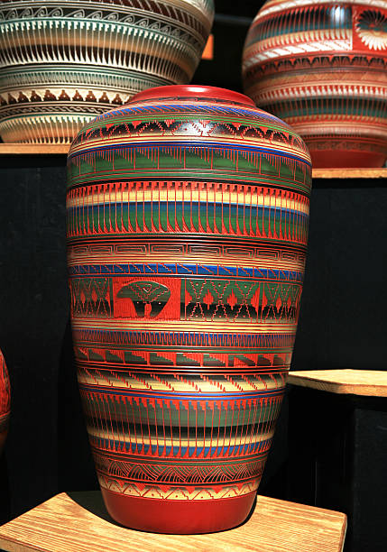 istock American Indian Mexican Pottery in Santa Fe 157195475