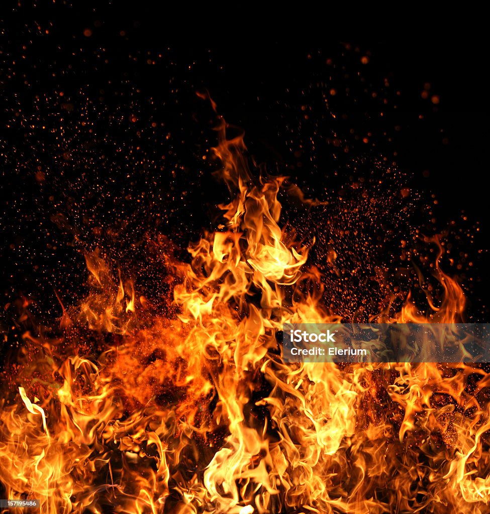 불꽃 of 화재 - 로열티 프리 불 스톡 사진