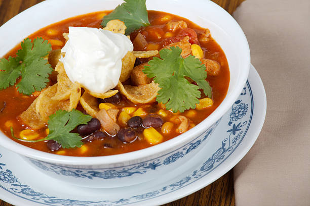 istock Zesty Chicken Taco Soup 157195905