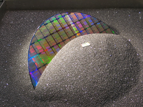 Silicon wafer, starting point to make processors