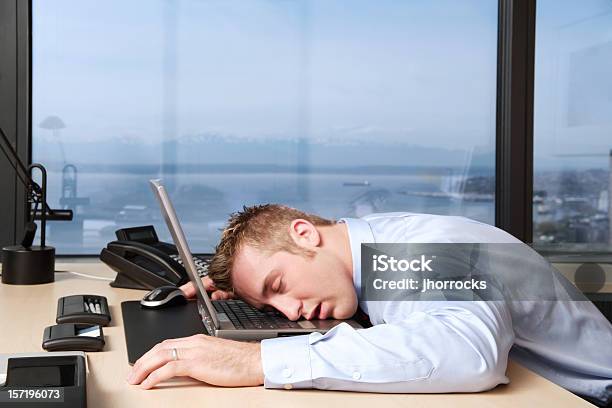 Asleep At The Wheel Stock Photo - Download Image Now - Sleeping, Humor, Men
