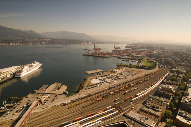 istock Aerial of Vancouver harbor, Canada 157196188