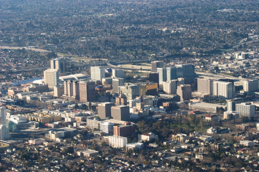 Aerial view of La Jolla town, San Diego California. travel destination in USA