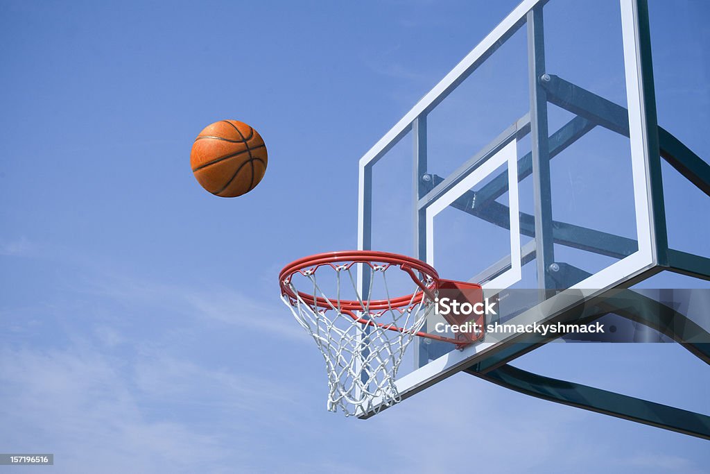Obręcz do koszykówki - Zbiór zdjęć royalty-free (Koszykówka)