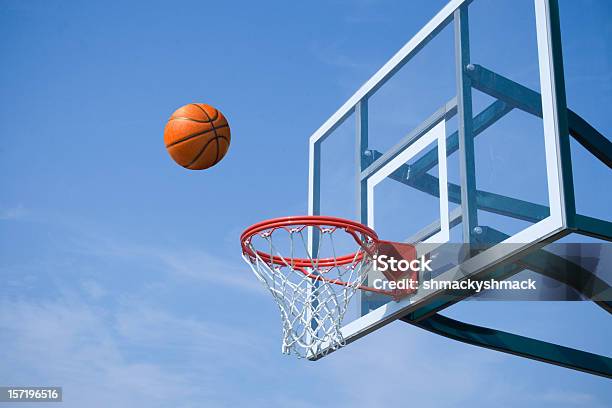 Obręcz Do Koszykówki - zdjęcia stockowe i więcej obrazów Koszykówka - Koszykówka, Punktacja, Siatka - Sprzęt sportowy