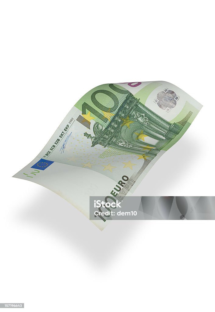 Banknot 100 Euro (izolowany - Zbiór zdjęć royalty-free (Waluta Unii Europejskiej)