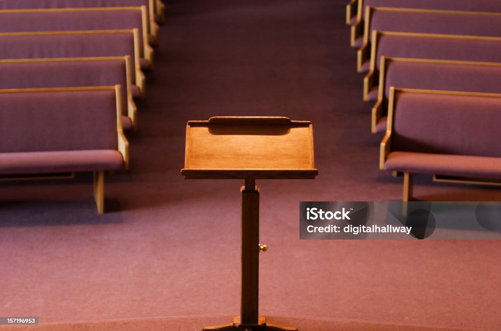 podium Podium or pulpit Pulpit Stock Photo