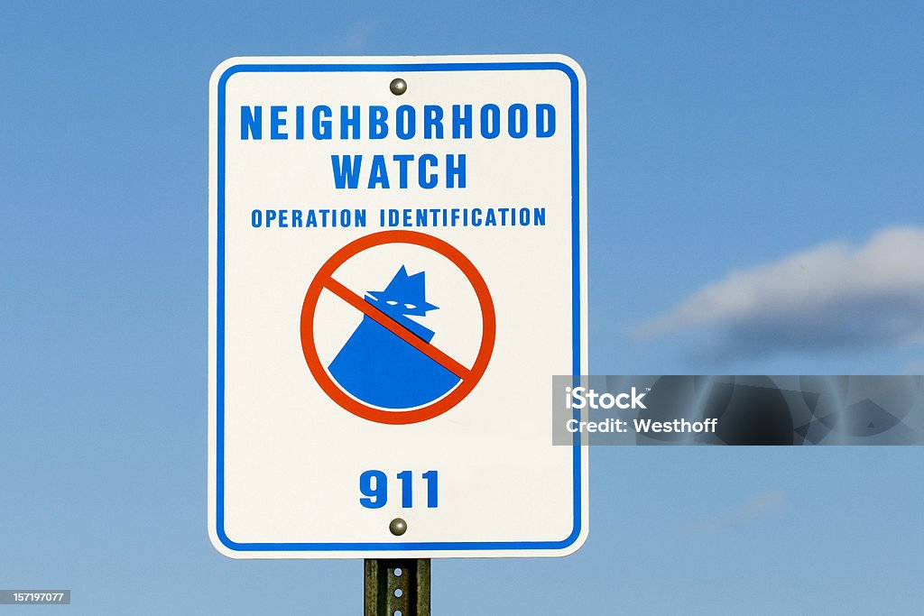 Regardez de quartier - Photo de Neighborhood Crime Watch - Petite phrase libre de droits