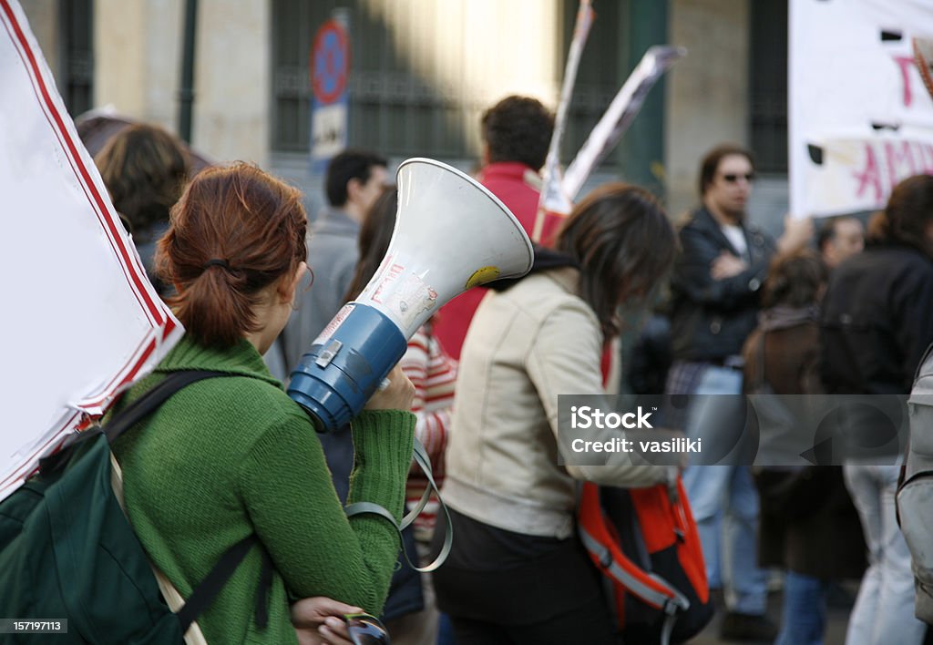 Teilnehmer-demonstration - Lizenzfrei Demonstration Stock-Foto