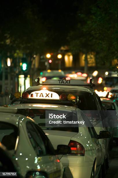 Stazione Dei Taxi - Fotografie stock e altre immagini di Taxi - Taxi, Australia, Automobile