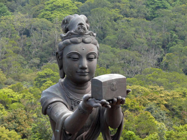 view from the Big Buddha at Lantau Island / Hongkong,