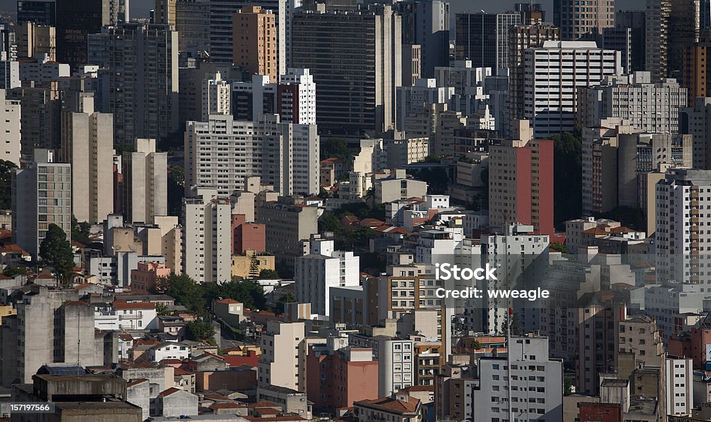 Paisagem urbana no final da tarde - Foto de stock de Estado de São Paulo royalty-free