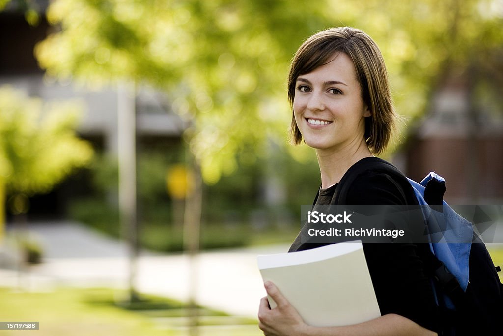 Estudiante mujer - Foto de stock de Adulto libre de derechos