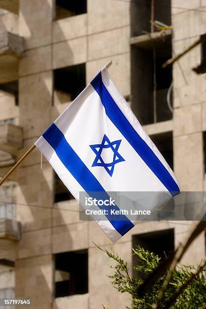 Foto de Bandeira Israelense e mais fotos de stock de Bandeira - Bandeira, Israel, Azul