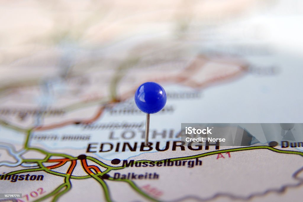 Edinburgh - Zbiór zdjęć royalty-free (Mapa)