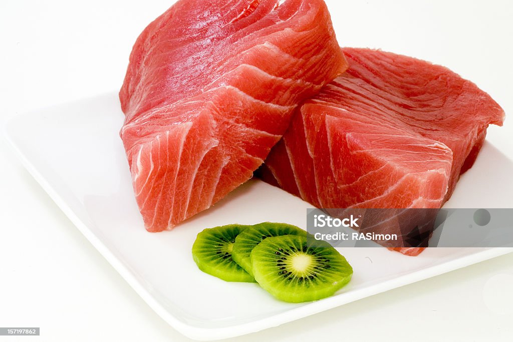 Ahi e con Kiwi - Foto stock royalty-free di Pesce