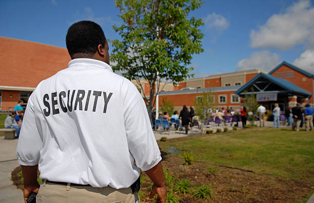 school security guard - 保安員 個照片及圖片檔