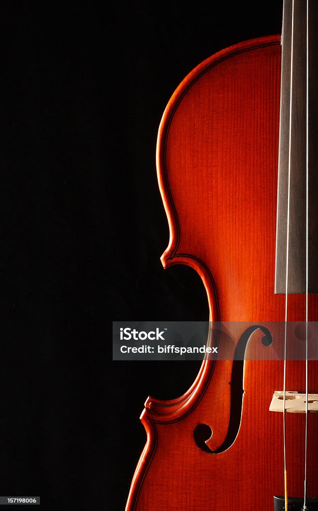 Elegante violino - Foto stock royalty-free di Orchestra sinfonica