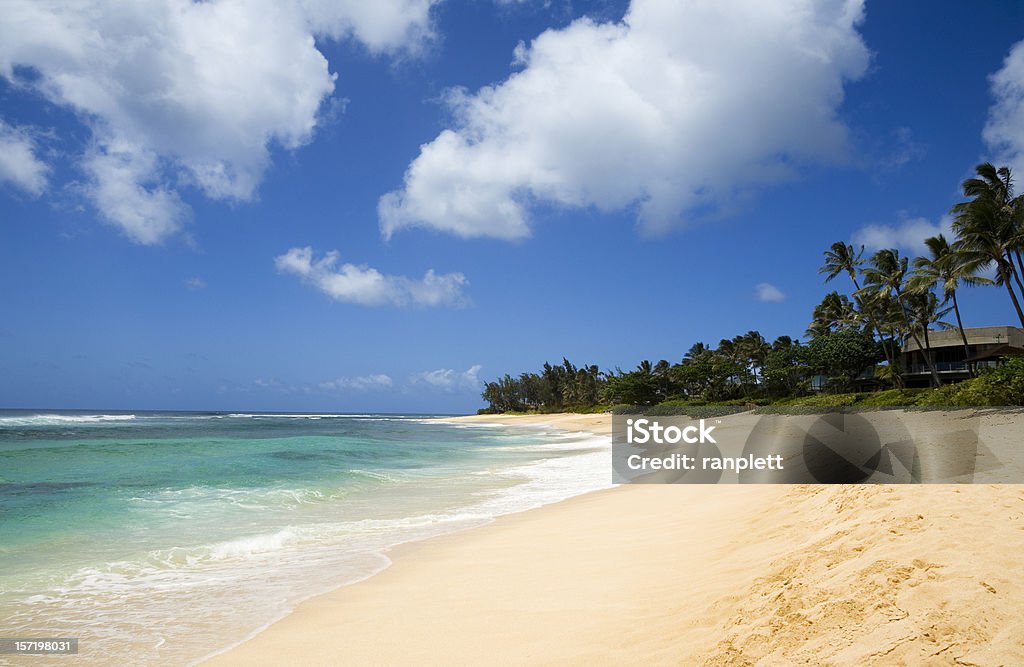 Isolada praia Tropical - Foto de stock de Oahu royalty-free