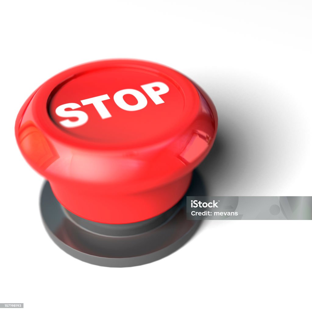 Stop Button - Lizenzfrei Bedienungsknopf Stock-Foto