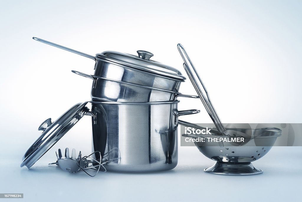 Кухня инструменты - Стоковые фото Посуда для готовки роялти-фри