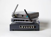 Stack of Wireless Routers