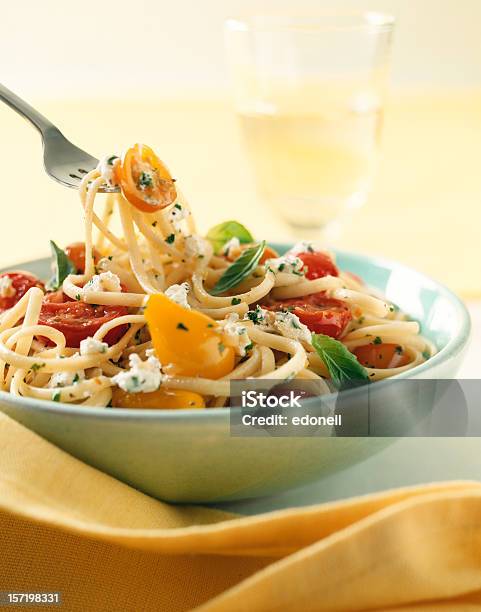 Spaghetti Cibo Italiano - Fotografie stock e altre immagini di Alimento di base - Alimento di base, Cena, Cibo