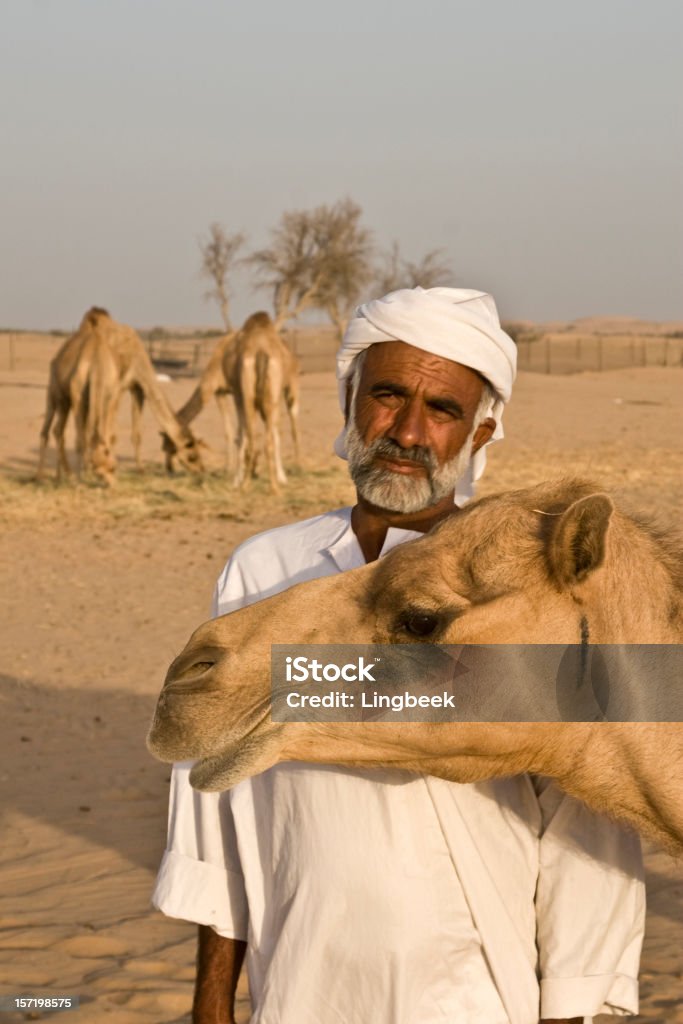 Arab man with camel  Tradition Stock Photo