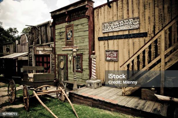 Wild West Town Stock Photo - Download Image Now - Texas, Old-fashioned, Austin - Texas