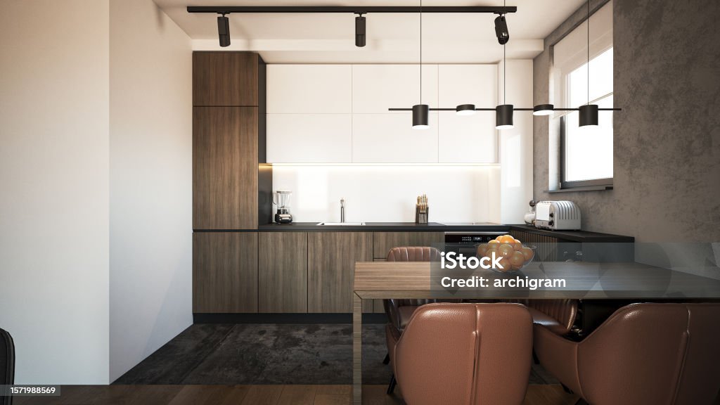 Kitchen Renderings Computer Interior Design Architecture Computer Generated Image Of Kitchen ...