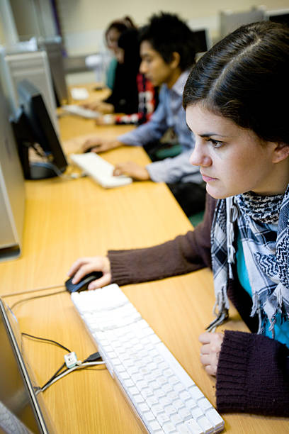 istock further education: a look of concentration during online revision 157198866