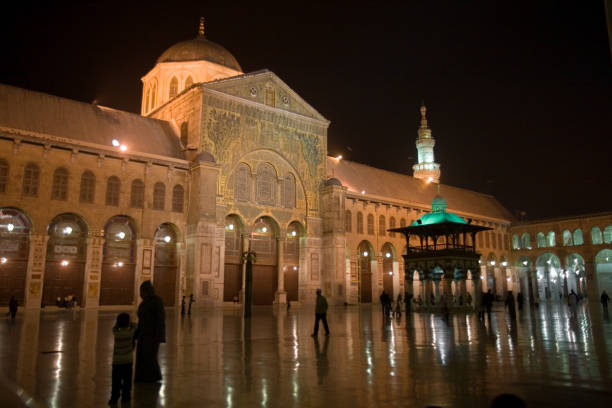 The Umayyad Mosque, also known as the Grand Mosque of Damascus, is one of the largest mosques in the world, and one of the oldest sites of continuous prayer since the rise of Islam. A shrine in the mosque is said to contain the head of John the Baptist.
