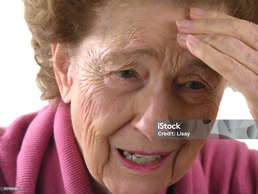 Woman with headache pain  Adult Stock Photo