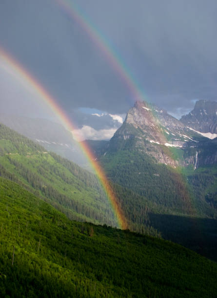 istock Double Rainbow in Glacier National Park, Montana 157199058