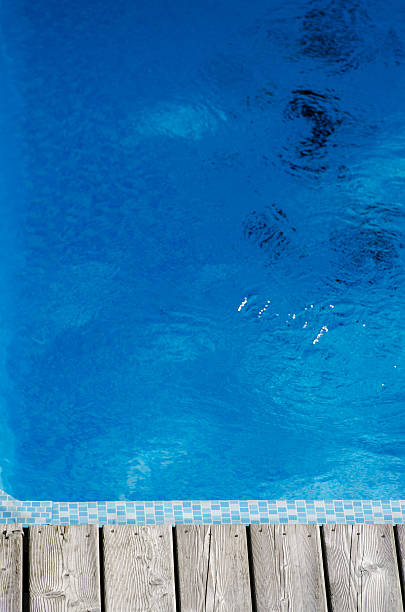 istock Swimming pool with blue water 157203994