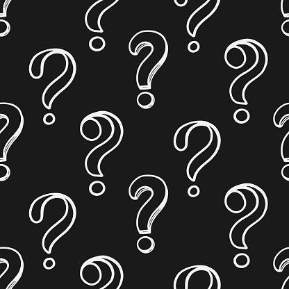 Question Marks Seamless Pattern Background Vector Repeat Background ...