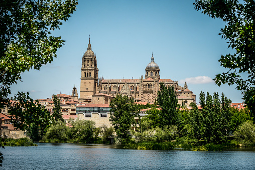 Tormes River In Salamanca, Spain