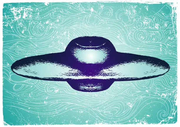 Vector illustration of ufo