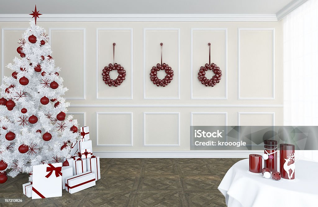 Árbol de navidad - Foto de stock de Blanco - Color libre de derechos