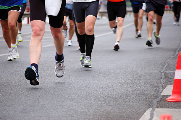 istock Marathon in the city 157215561