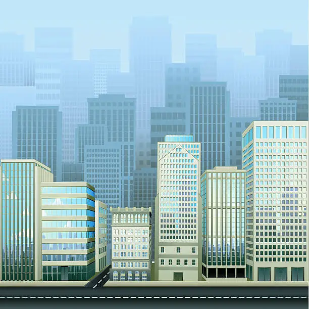 Vector illustration of Cityscape