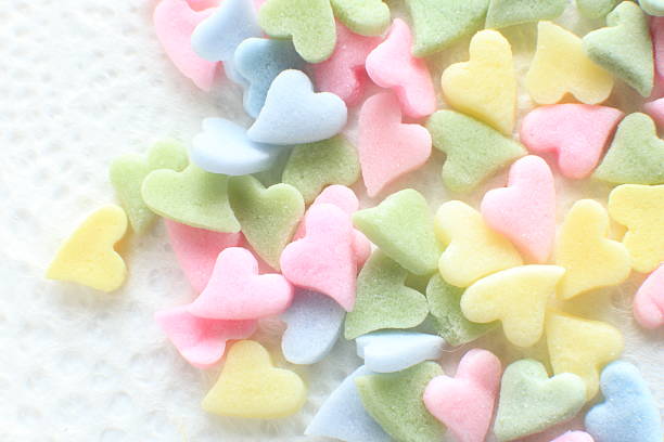 istock pastel color heart shape candy 157216609