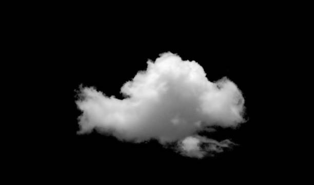 istock Collection of isolated white clouds 1572170690