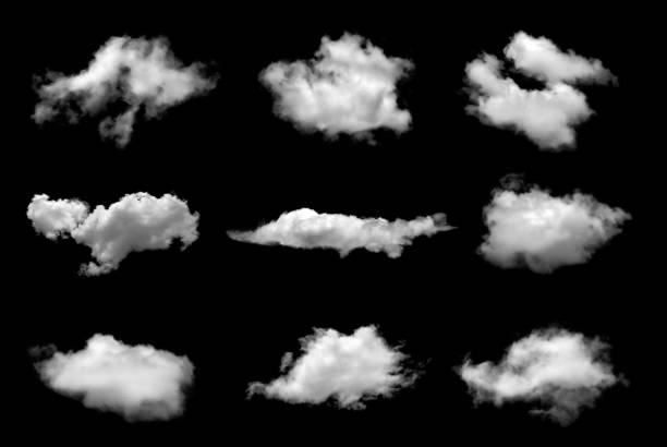 istock Set of white clouds or fog 1572194266