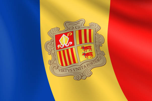 istock Flag of Andorra. Andorran Flag. Vector Flag Background. Stock Illustration 1572211026