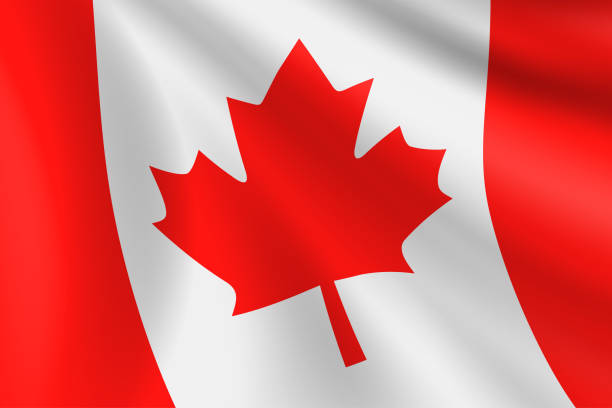 istock Flag of Canada. Canadian Flag. Vector Flag Background. Stock Illustration 1572212615