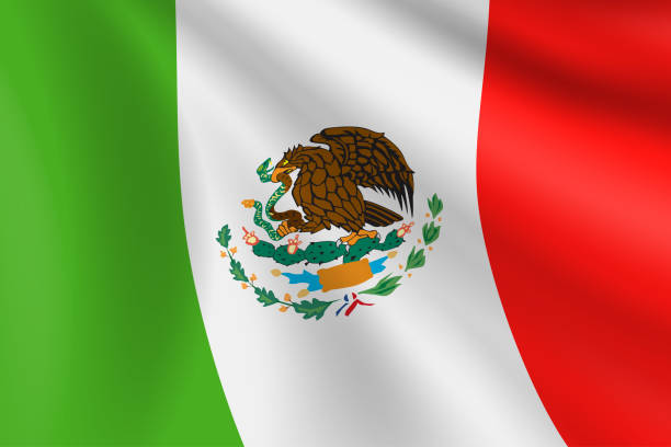istock Flag of Mexico. Mexican Flag. Vector Flag Background. Stock Illustration 1572231827