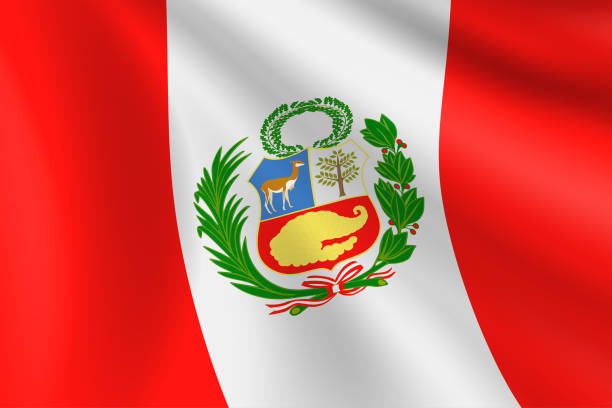 istock Flag of Peru. Peruvian Flag. Vector Flag Background. Stock Illustration 1572233431