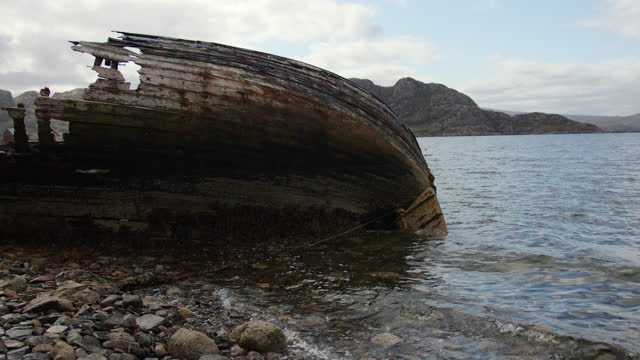 Shipwrecked Fishing Boat