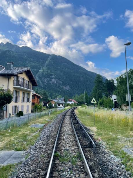 istock A train track in the French Alps. 1572294298